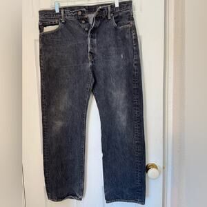 Levi’s 501 Original Fit Men’s Jeans Black 36x32 Button Fly